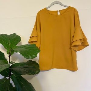 Yellow blouse
